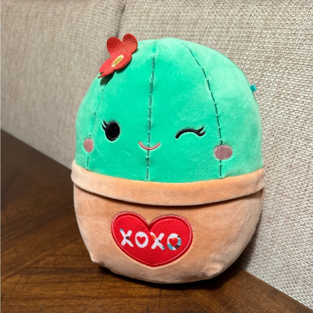 Squishmallows Shadi The Cactus Valentine's 2024 Valentines Day Gift Kids